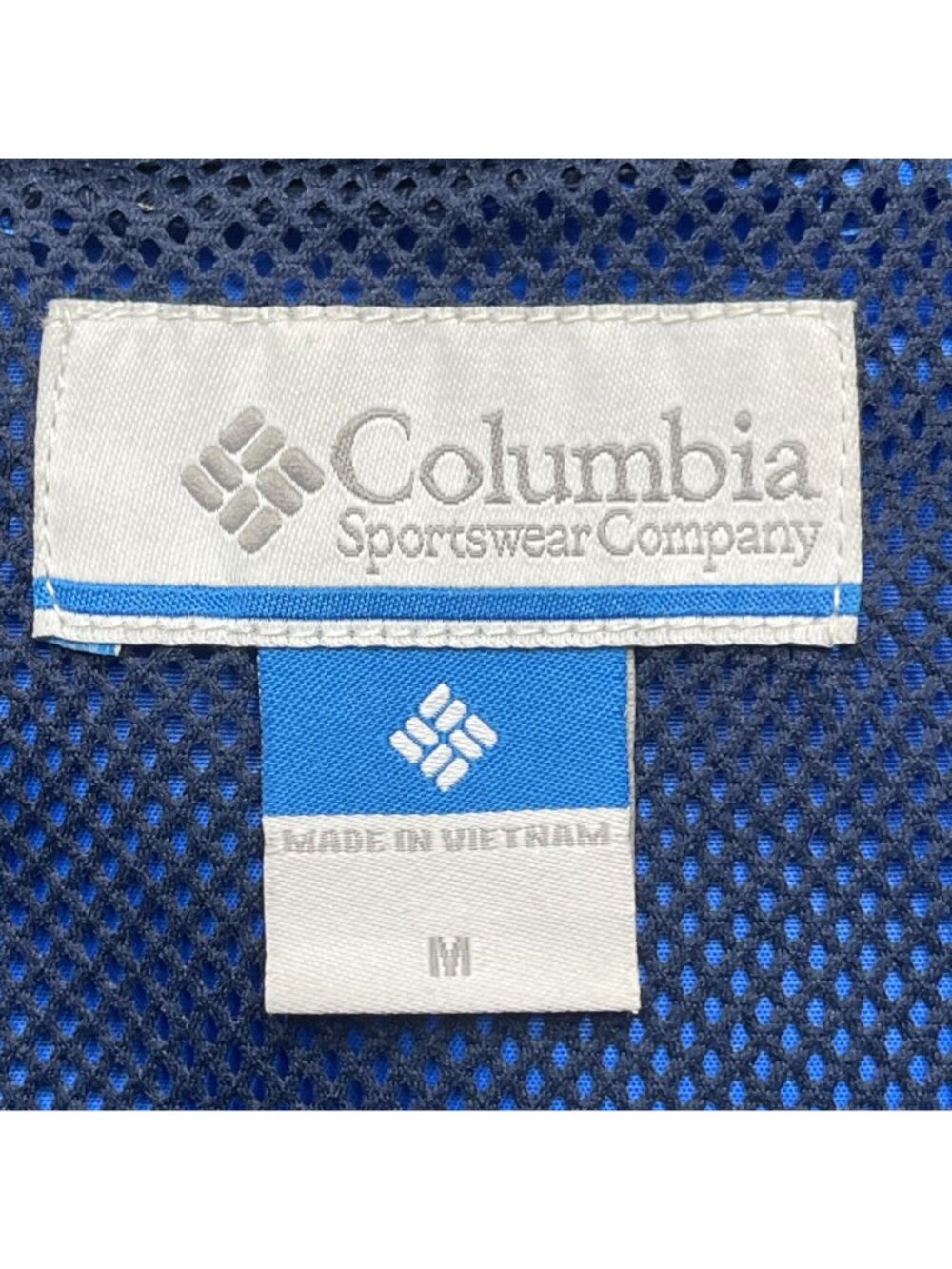 Columbia Blue Hooded Lightweight Womens Jacket With Zippered Pockets Size M - Picture 4 of 8